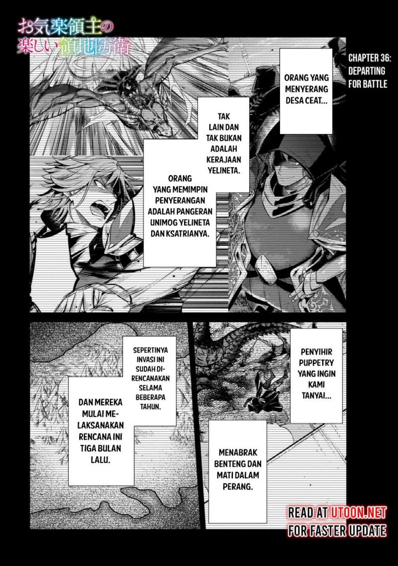 Fun Territory Defense Of The Easy-going Lord ~the Nameless Village Is Made Into The Strongest Fortified City By Production Magic~ Chapter 36.1 Bahasa Indonesia