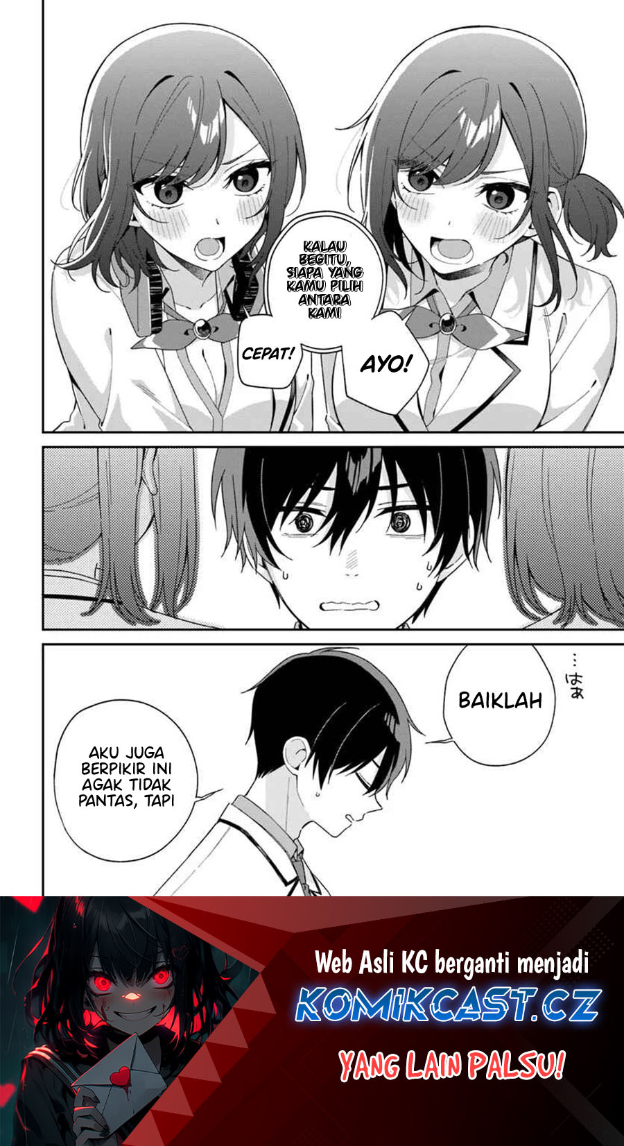 Futago Matomete Kanojo Ni Shinai Chapter 05.2 Bahasa Indonesia