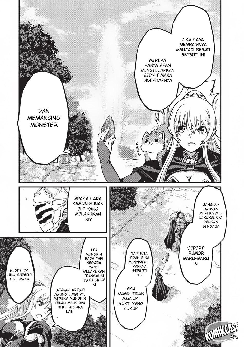 Gaikotsu Kishi-sama, Tadaima Isekai e Odekakechuu Chapter 17 Bahasa Indonesia