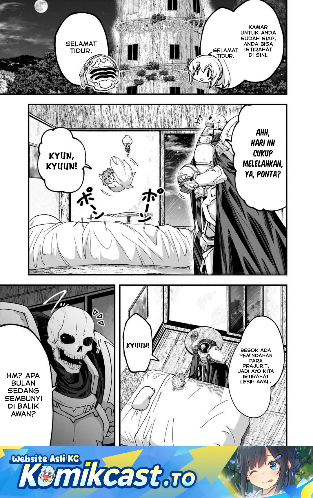 Gaikotsu Kishi-sama, Tadaima Isekai e Odekakechuu Chapter 68 Bahasa Indonesia