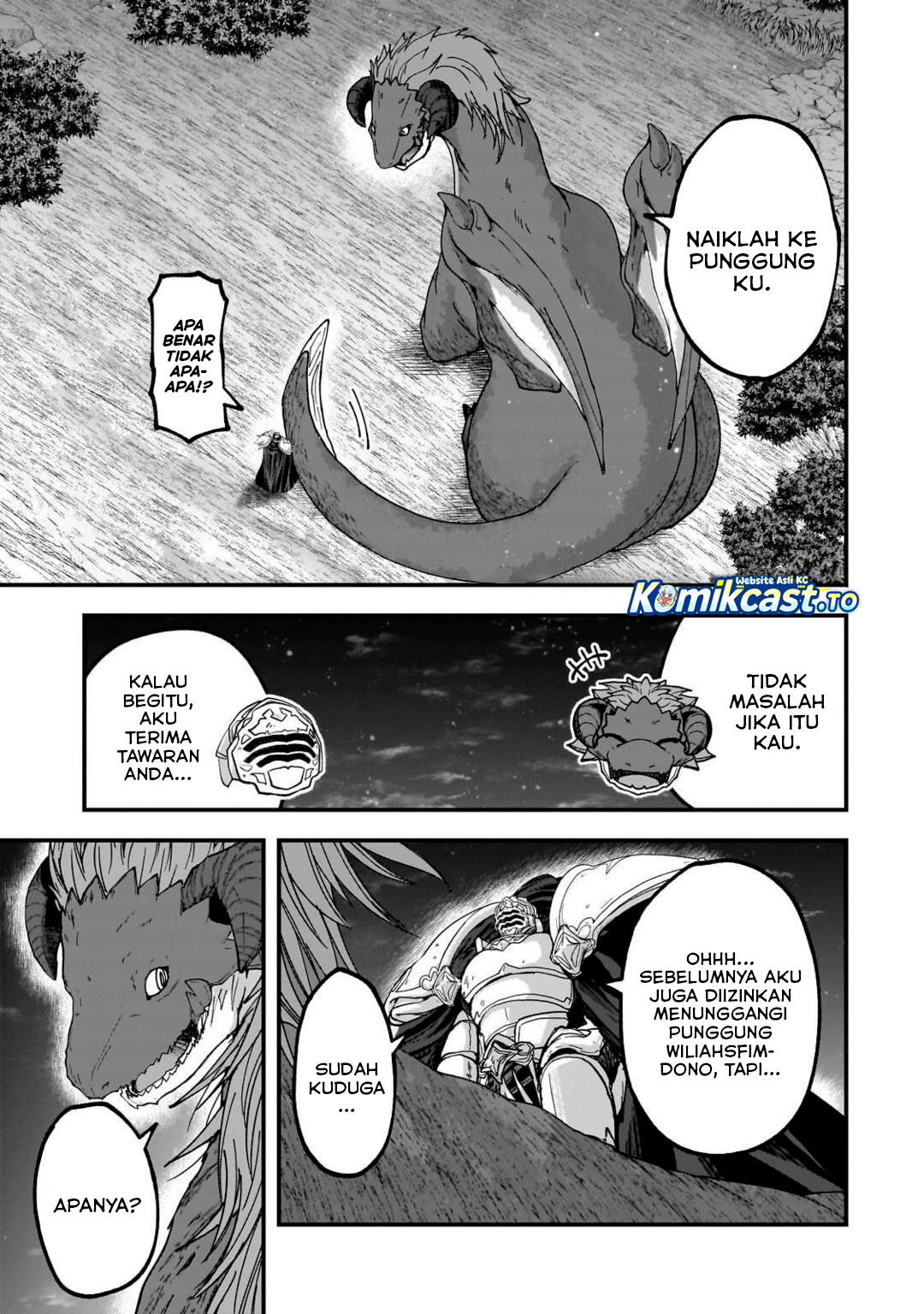 Gaikotsu Kishi-sama, Tadaima Isekai e Odekakechuu Chapter 68 Bahasa Indonesia