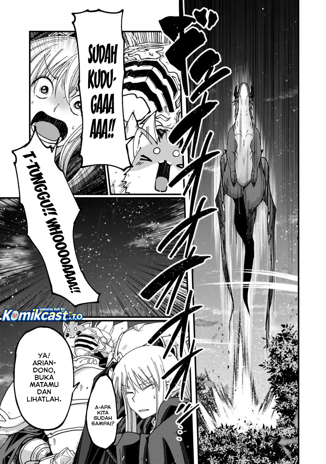 Gaikotsu Kishi-sama, Tadaima Isekai e Odekakechuu Chapter 68 Bahasa Indonesia