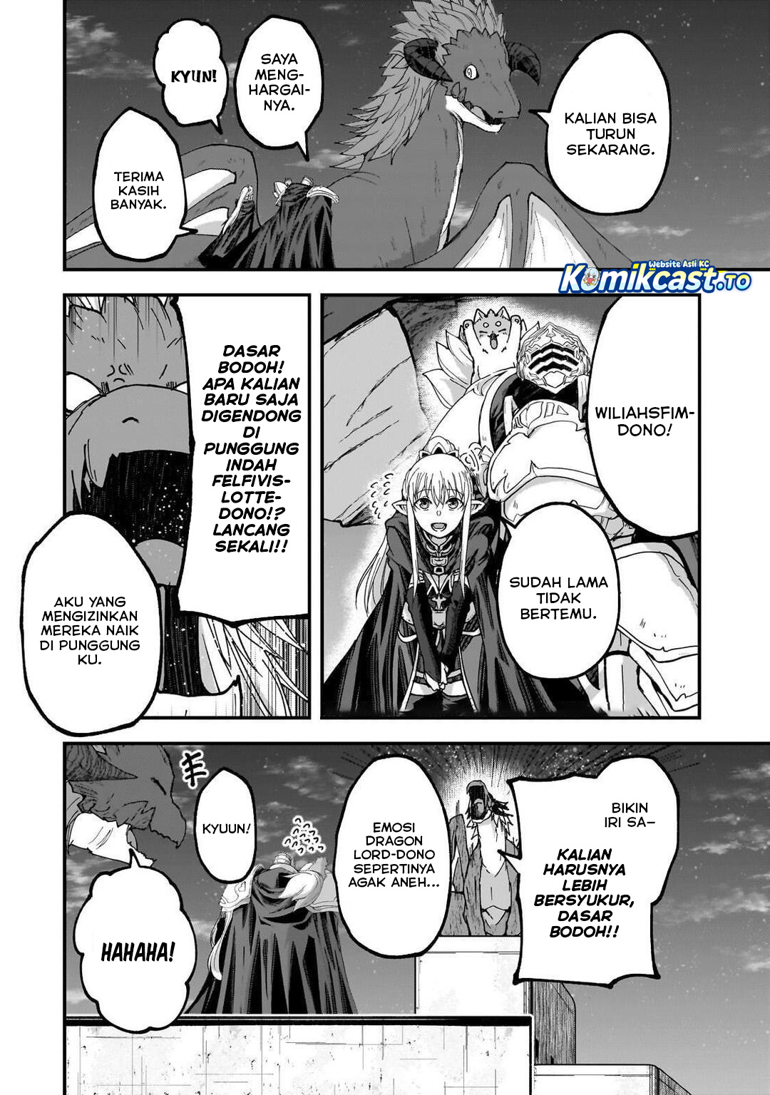 Gaikotsu Kishi-sama, Tadaima Isekai e Odekakechuu Chapter 68 Bahasa Indonesia