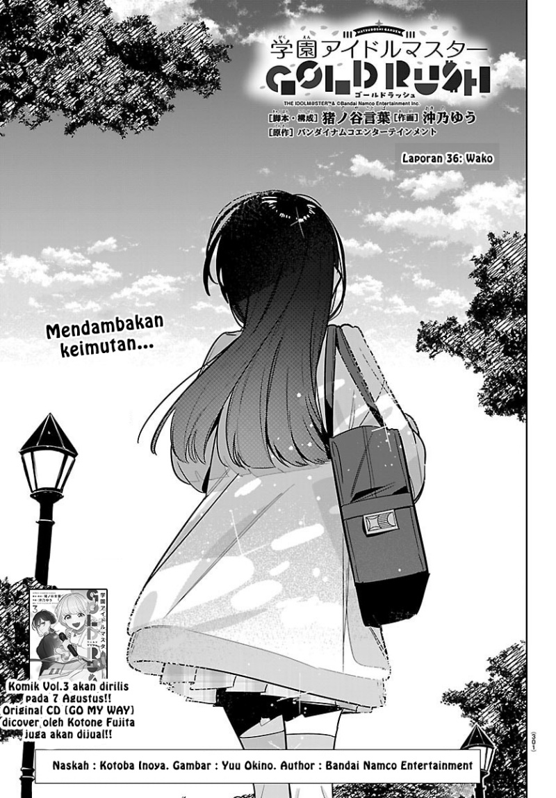 Gakuen Idolm@ster Gold Rush Chapter 36 Bahasa Indonesia