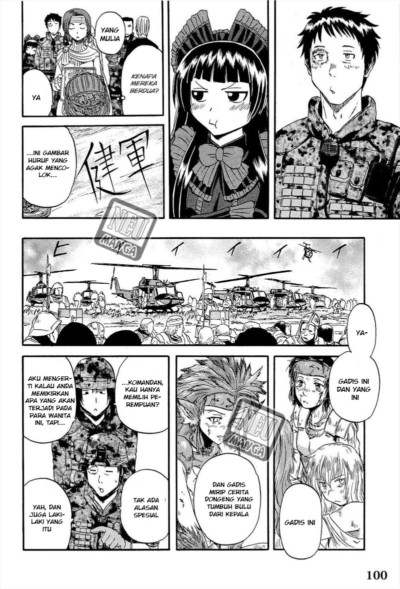 Gate – Jietai Kare no Chi nite, Kaku Tatakeri Chapter 13