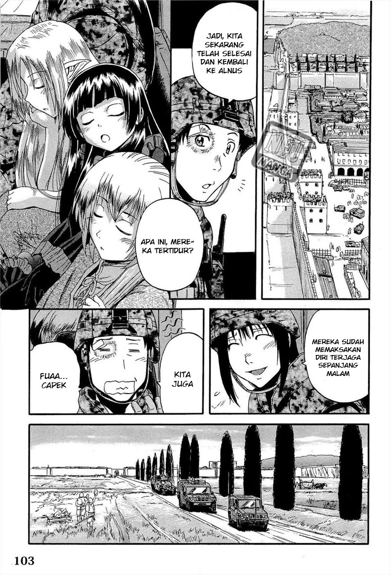 Gate – Jietai Kare no Chi nite, Kaku Tatakeri Chapter 13