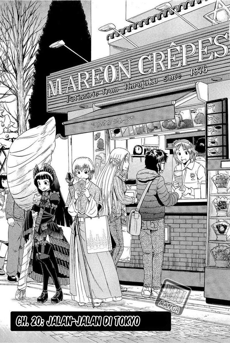 Gate – Jietai Kare no Chi nite, Kaku Tatakeri chapter 20
