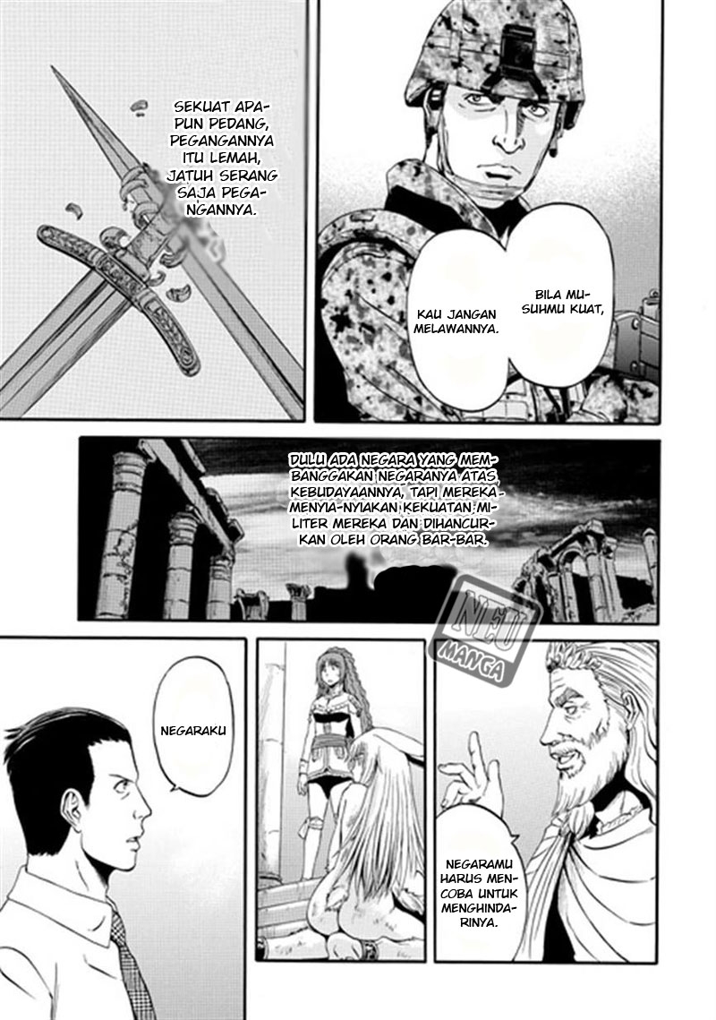 Gate – Jietai Kare no Chi nite, Kaku Tatakeri chapter 34