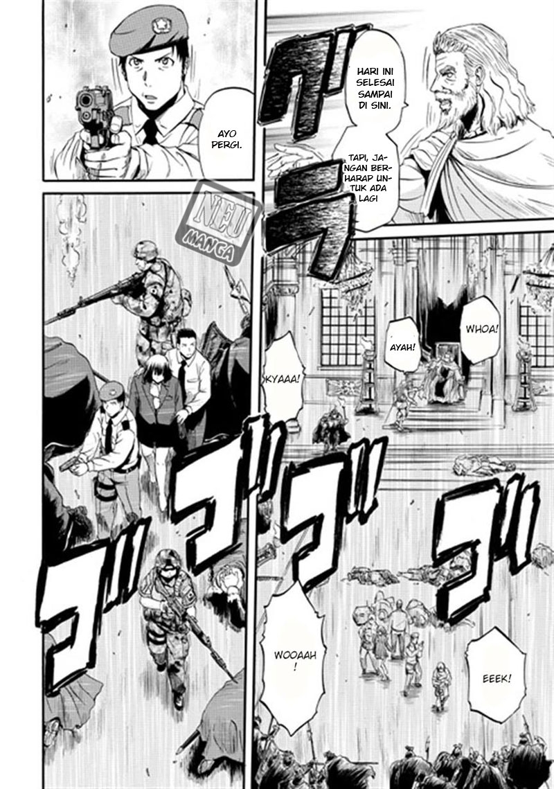 Gate – Jietai Kare no Chi nite, Kaku Tatakeri chapter 34
