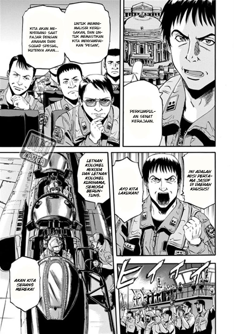 Gate – Jietai Kare no Chi nite, Kaku Tatakeri chapter 34