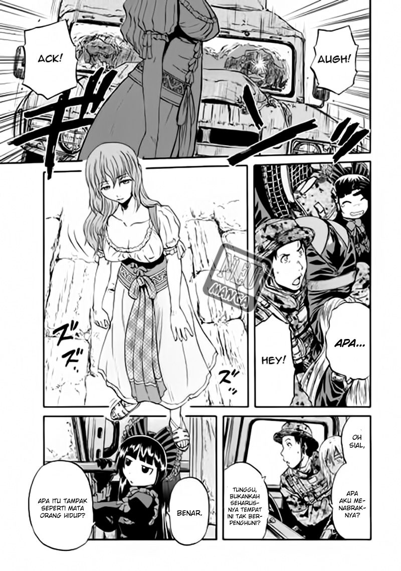 Gate – Jietai Kare no Chi nite, Kaku Tatakeri chapter 49