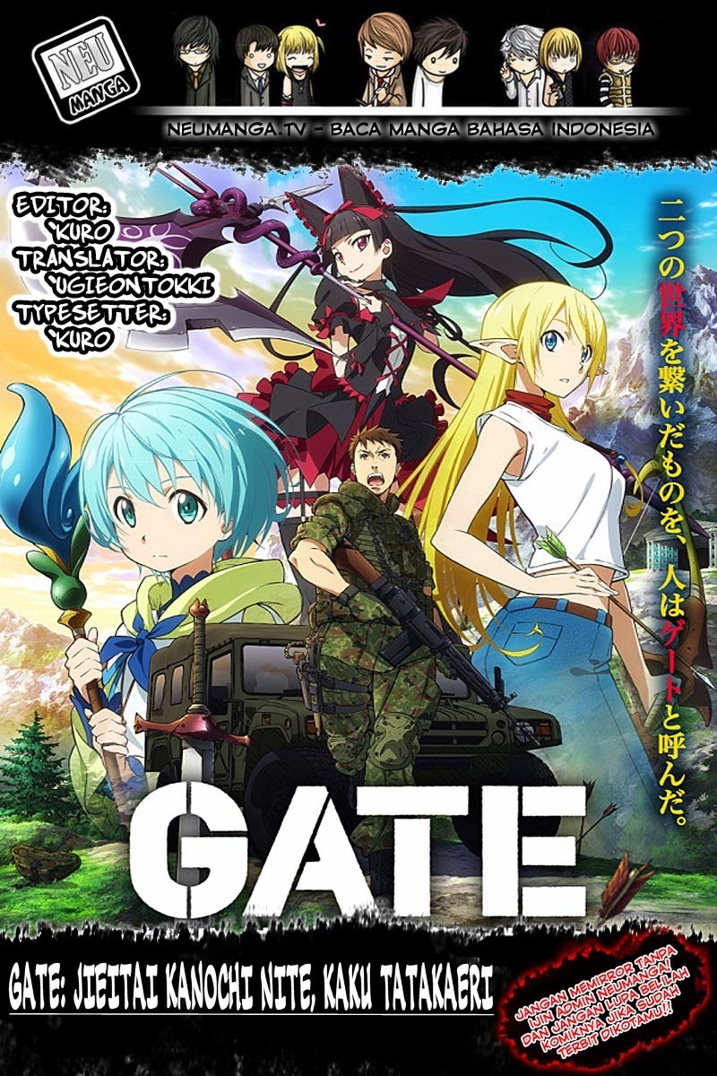 Gate – Jietai Kare no Chi nite, Kaku Tatakeri Chapter 77 Bahasa Indonesia