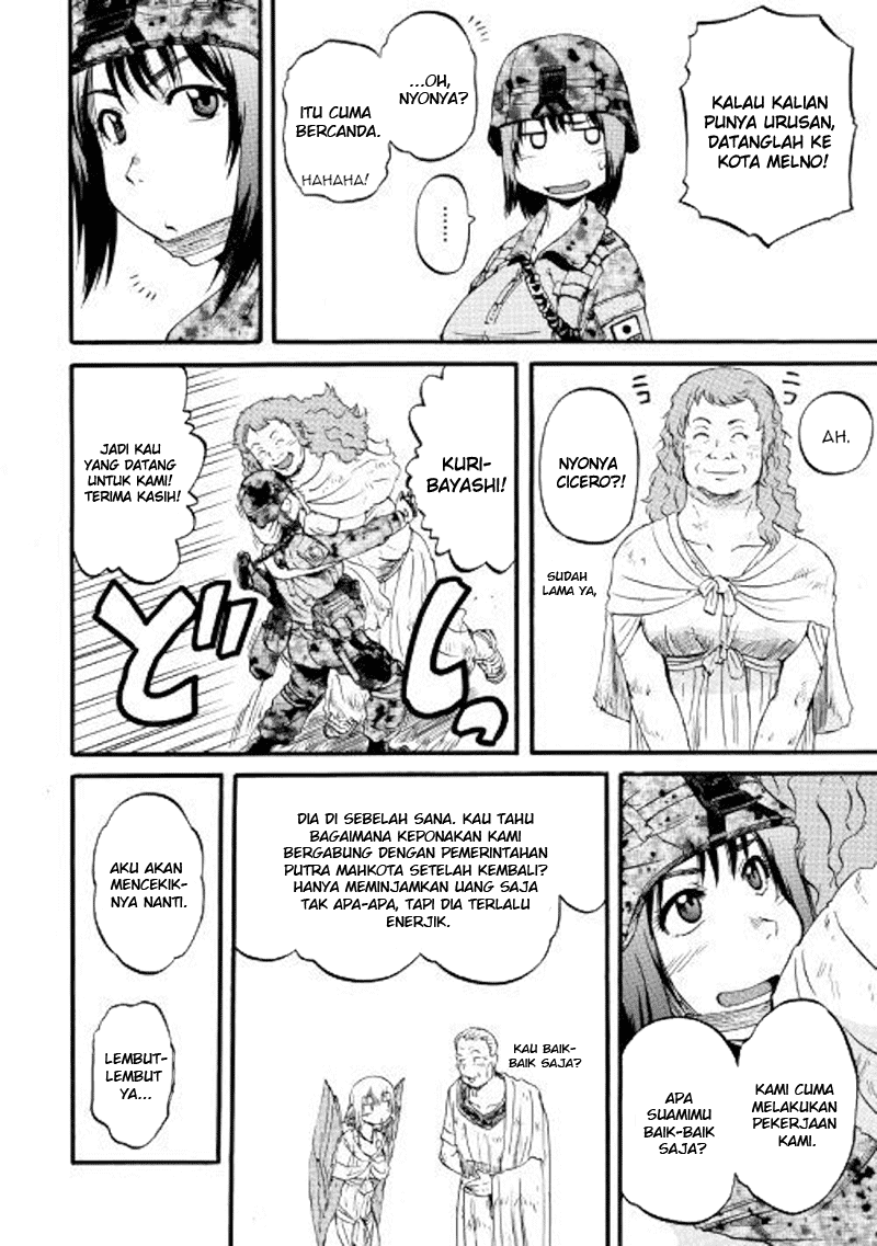 Gate – Jietai Kare no Chi nite, Kaku Tatakeri Chapter 77 Bahasa Indonesia