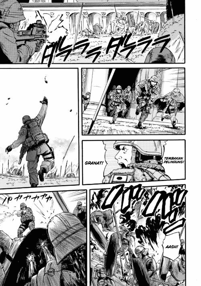 Gate – Jietai Kare no Chi nite, Kaku Tatakeri Chapter 77 Bahasa Indonesia