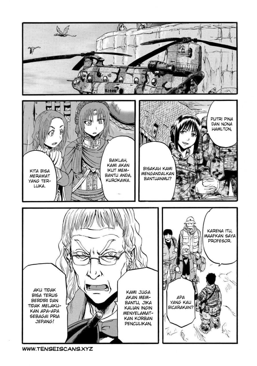 Gate – Jietai Kare no Chi nite, Kaku Tatakeri chapter 98