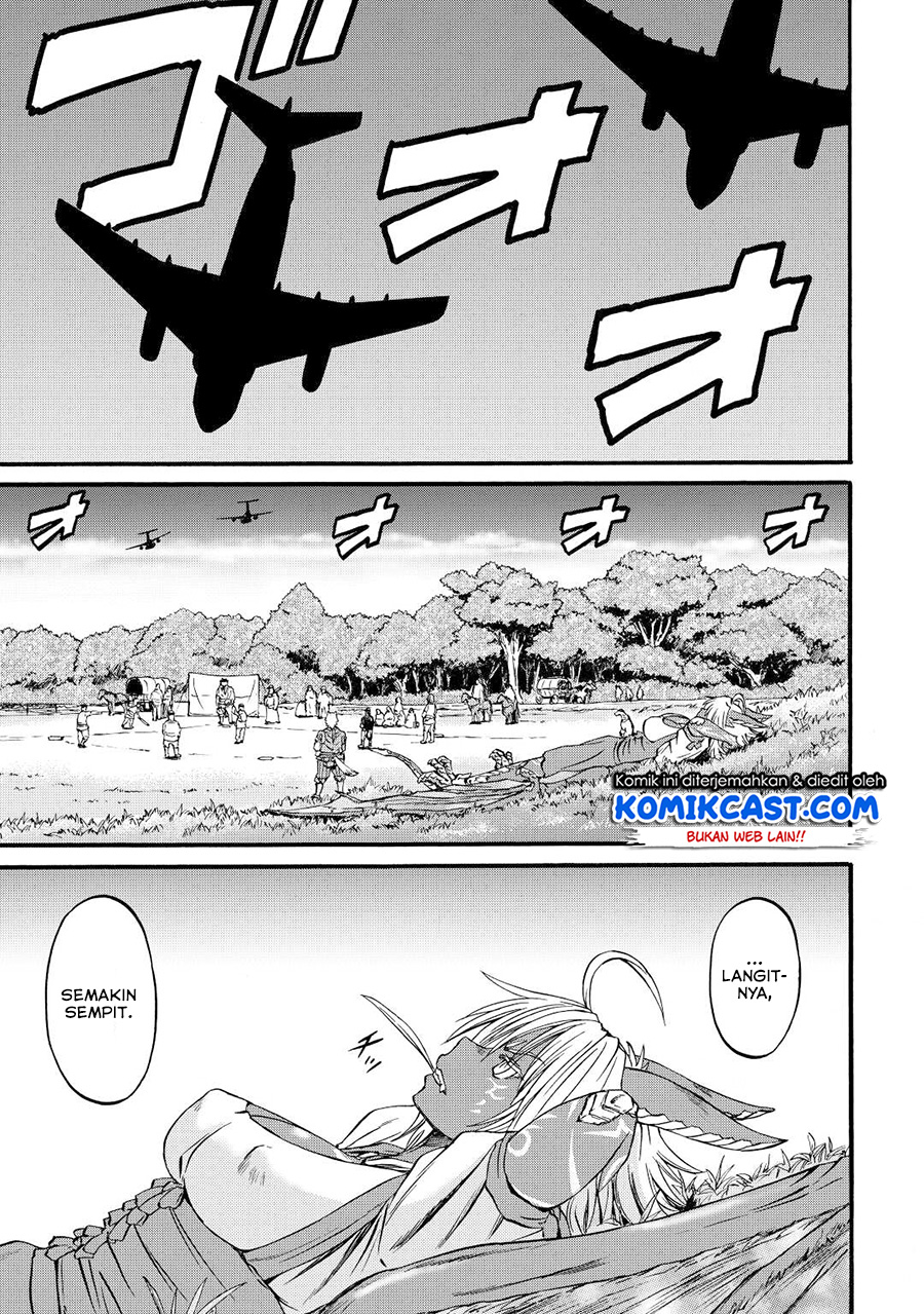 Gate – Jietai Kare no Chi nite, Kaku Tatakeri Chapter 104 Bahasa Indonesia