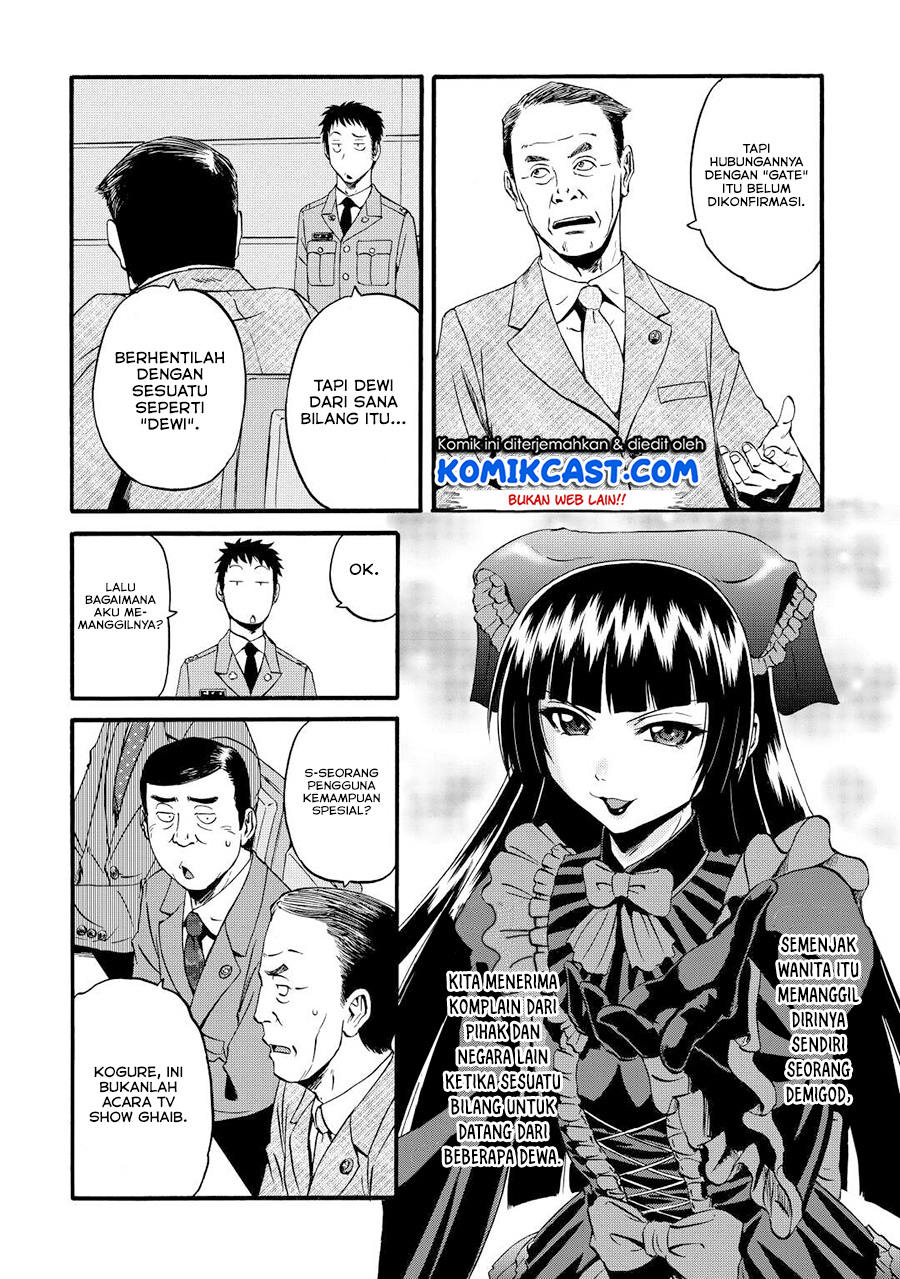 Gate – Jietai Kare no Chi nite, Kaku Tatakeri Chapter 104 Bahasa Indonesia