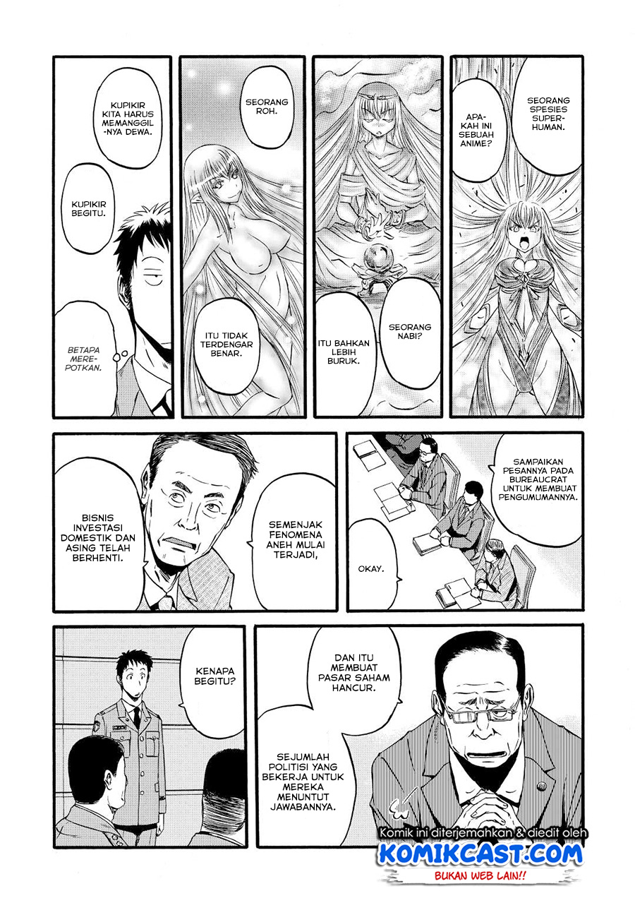 Gate – Jietai Kare no Chi nite, Kaku Tatakeri Chapter 104 Bahasa Indonesia