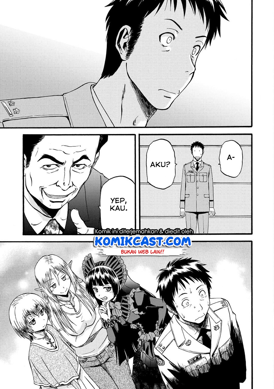 Gate – Jietai Kare no Chi nite, Kaku Tatakeri Chapter 104 Bahasa Indonesia