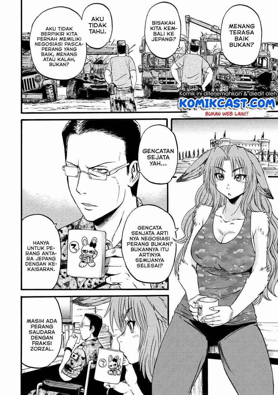 Gate – Jietai Kare no Chi nite, Kaku Tatakeri Chapter 110 Bahasa Indonesia