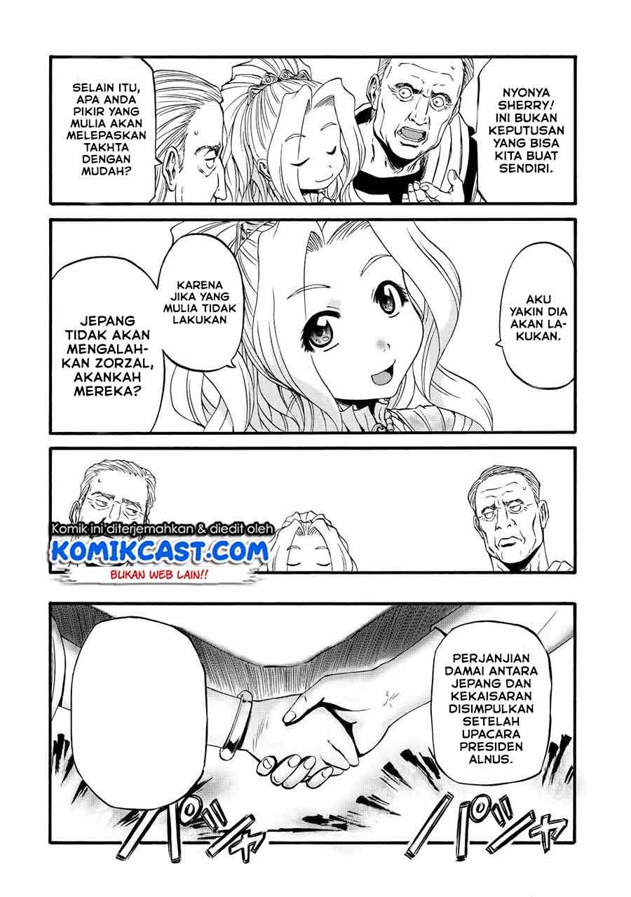 Gate – Jietai Kare no Chi nite, Kaku Tatakeri Chapter 110 Bahasa Indonesia