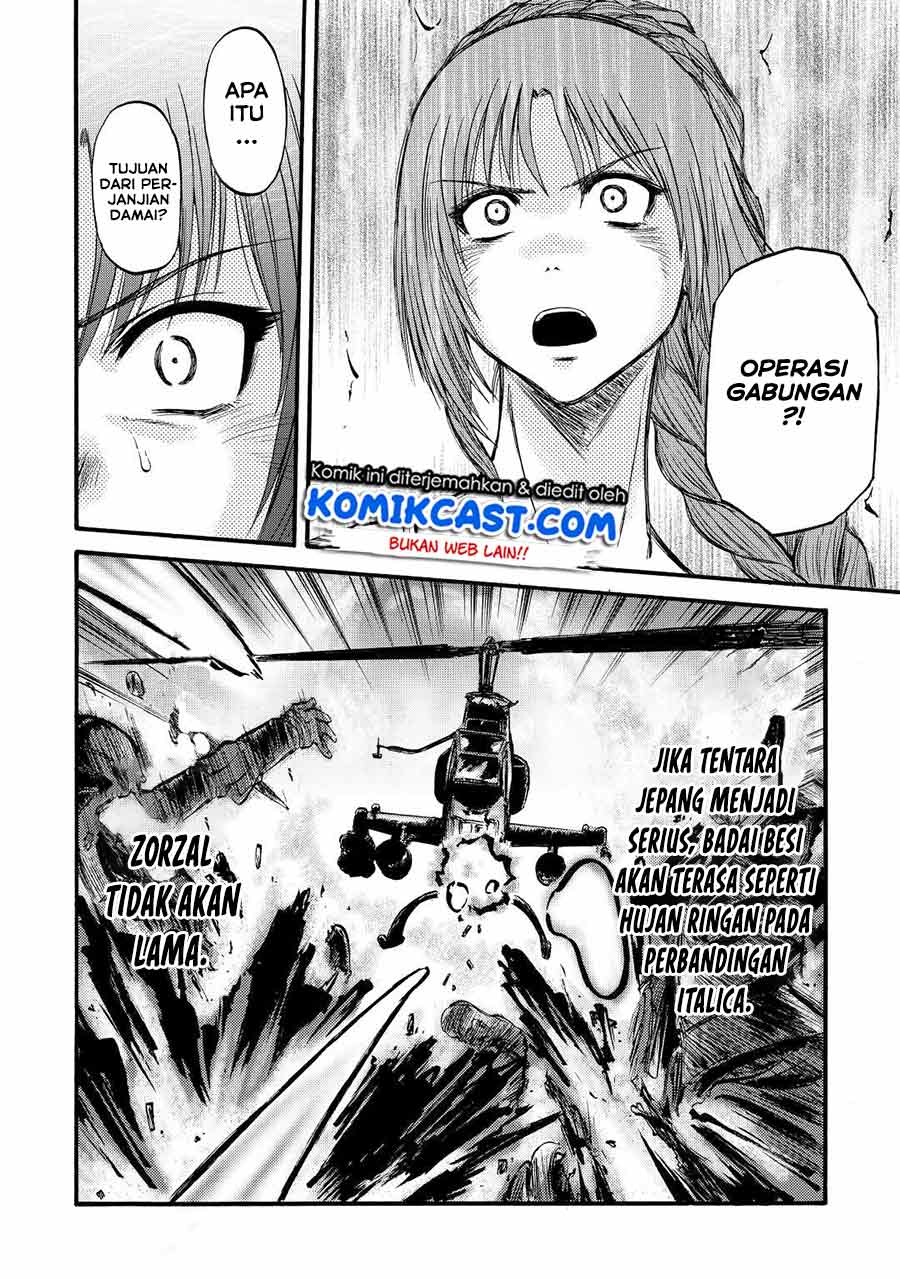 Gate – Jietai Kare no Chi nite, Kaku Tatakeri Chapter 110 Bahasa Indonesia