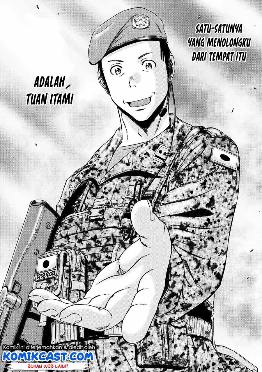 Gate – Jietai Kare no Chi nite, Kaku Tatakeri Chapter 110 Bahasa Indonesia