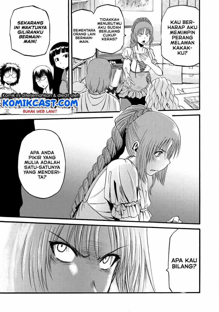 Gate – Jietai Kare no Chi nite, Kaku Tatakeri Chapter 110 Bahasa Indonesia