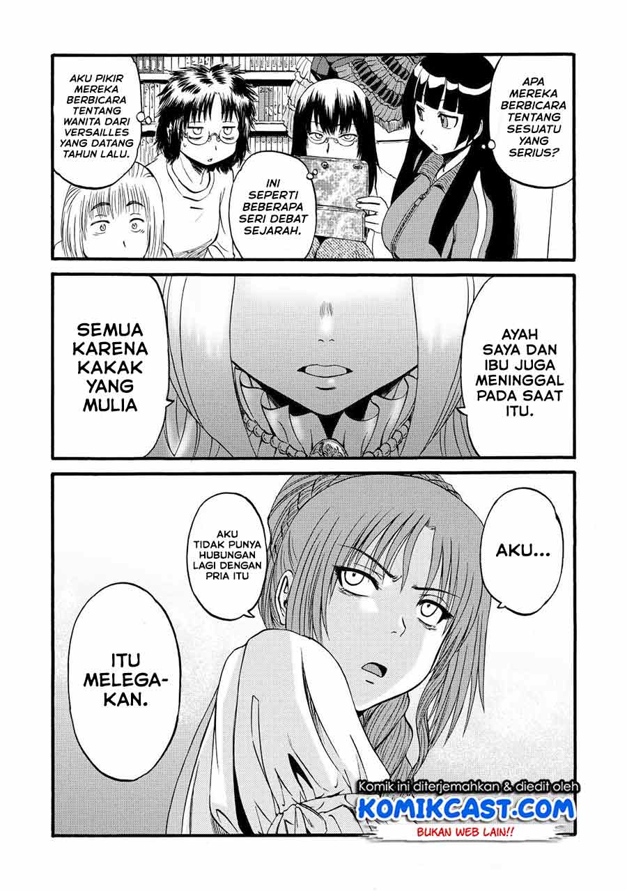 Gate – Jietai Kare no Chi nite, Kaku Tatakeri Chapter 110 Bahasa Indonesia