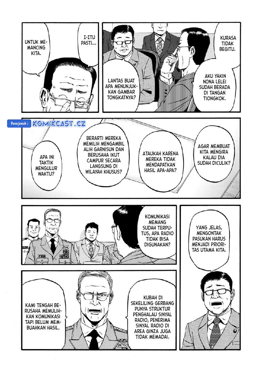 Gate – Jietai Kare no Chi nite, Kaku Tatakeri Chapter 133 Bahasa Indonesia