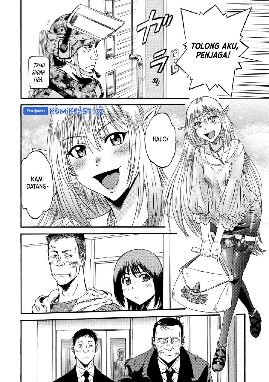 Gate – Jietai Kare no Chi nite, Kaku Tatakeri Chapter 133 Bahasa Indonesia