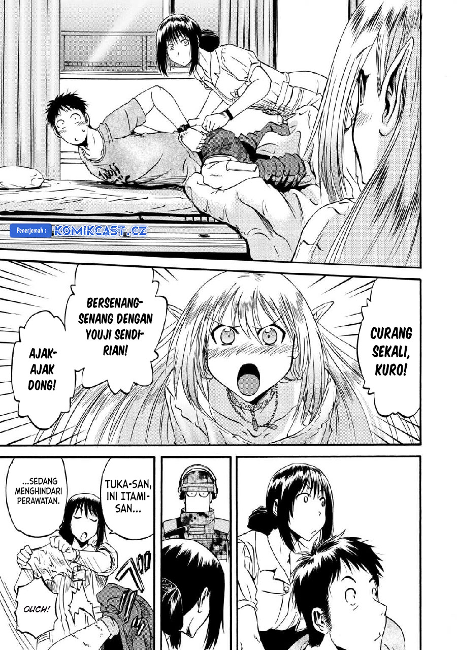 Gate – Jietai Kare no Chi nite, Kaku Tatakeri Chapter 133 Bahasa Indonesia