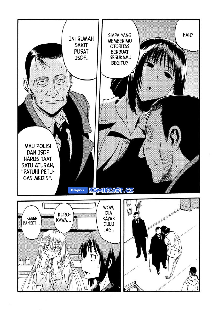 Gate – Jietai Kare no Chi nite, Kaku Tatakeri Chapter 133 Bahasa Indonesia