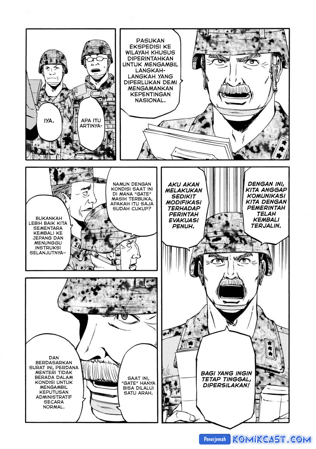Gate – Jietai Kare no Chi nite, Kaku Tatakeri chapter 142