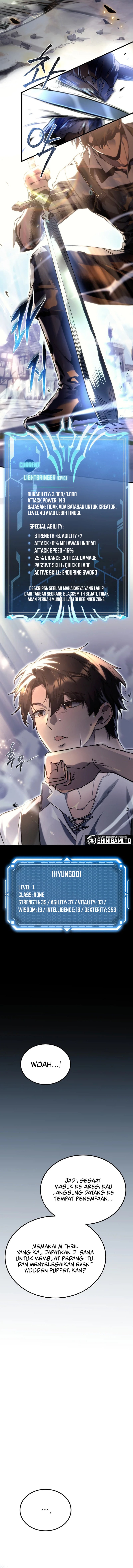 Genius Blacksmith’s Game chapter 3