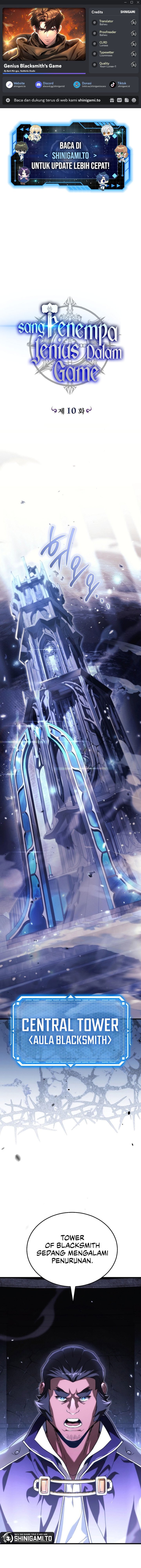 Genius Blacksmith’s Game Chapter 10 Bahasa Indonesia