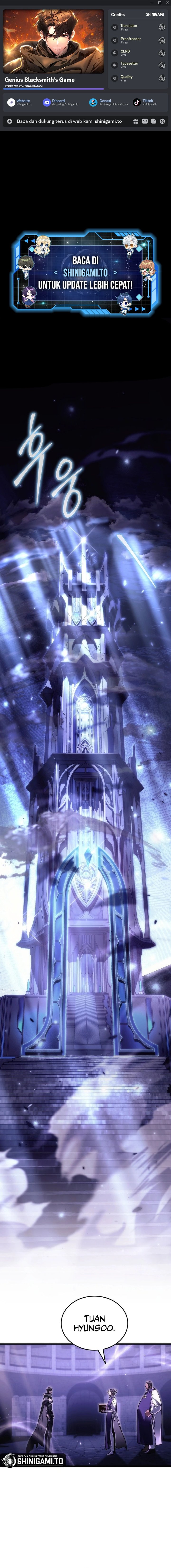 Genius Blacksmith’s Game chapter 12