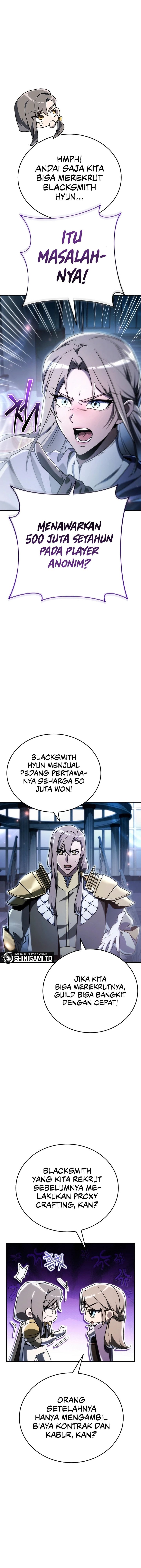 Genius Blacksmith’s Game chapter 15