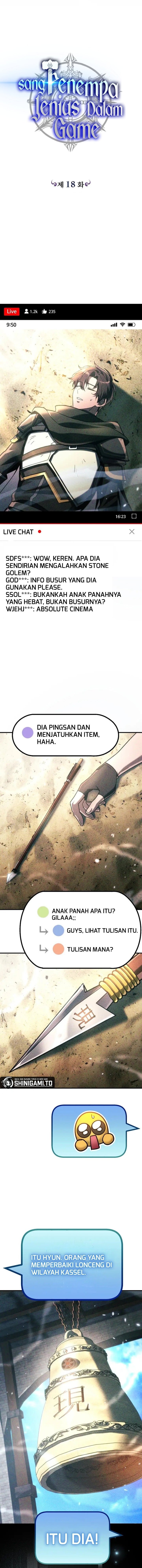 Genius Blacksmith’s Game Chapter 18 Bahasa Indonesia