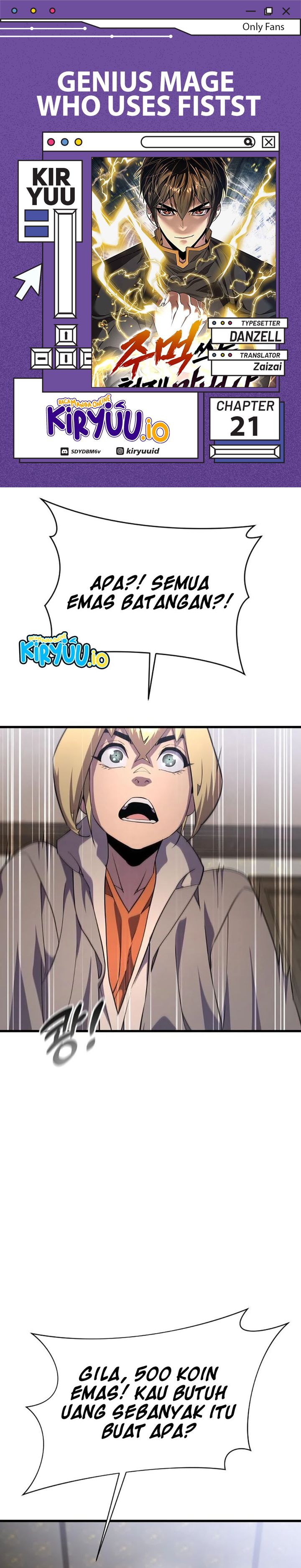 Genius Mage Who Uses Fists Chapter 21 Bahasa Indonesia