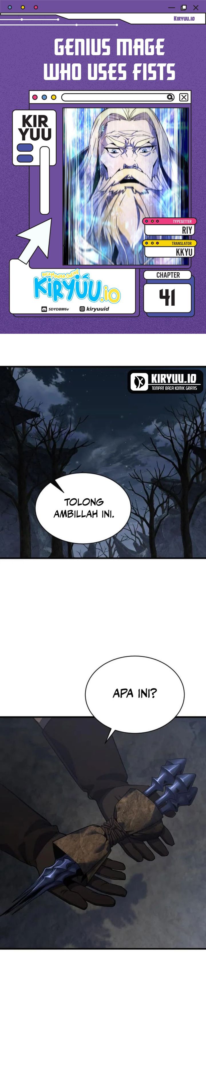 Genius Mage Who Uses Fists Chapter 41 Bahasa Indonesia