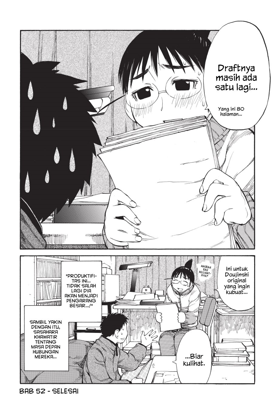 Genshiken – The Society for the Study of Modern Visual Culture Chapter 52 Bahasa Indonesia