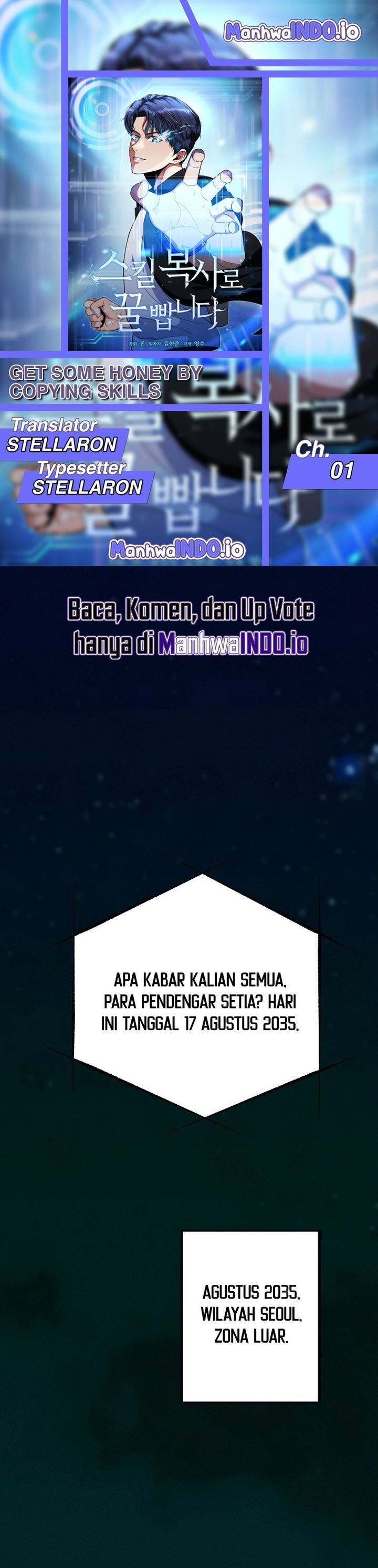 Get Some Honey by Copying Skills Chapter 01 Bahasa Indonesia