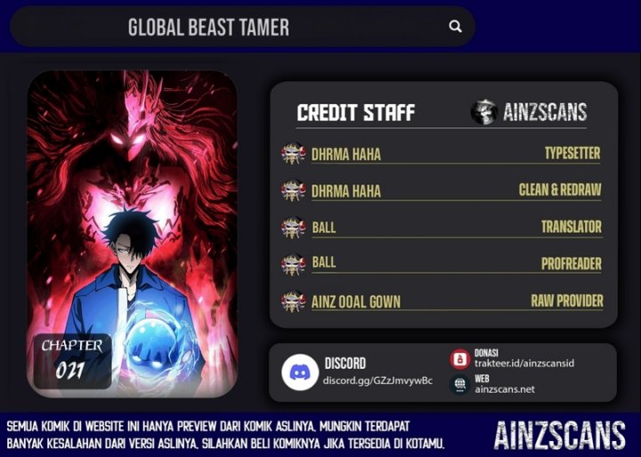 Global Beast Tamer: I Can See the Path of Evolution Chapter 39 Bahasa Indonesia