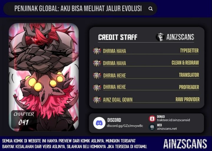 Global Beast Tamer: I Can See the Path of Evolution Chapter 47 Bahasa Indonesia