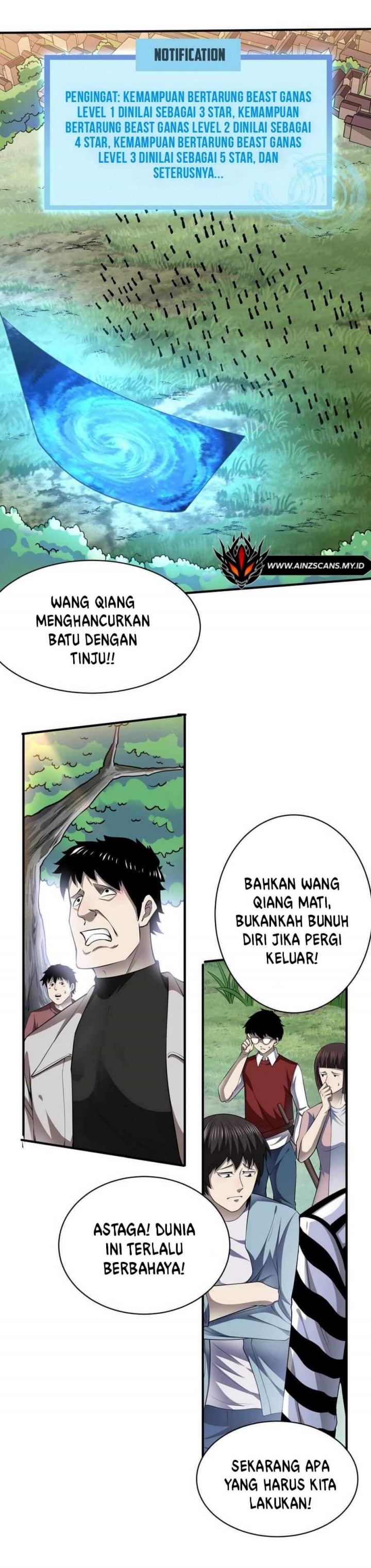 Global Mayhem: Awakening SSS-Class Talent at the Start! Chapter 02 Bahasa Indonesia