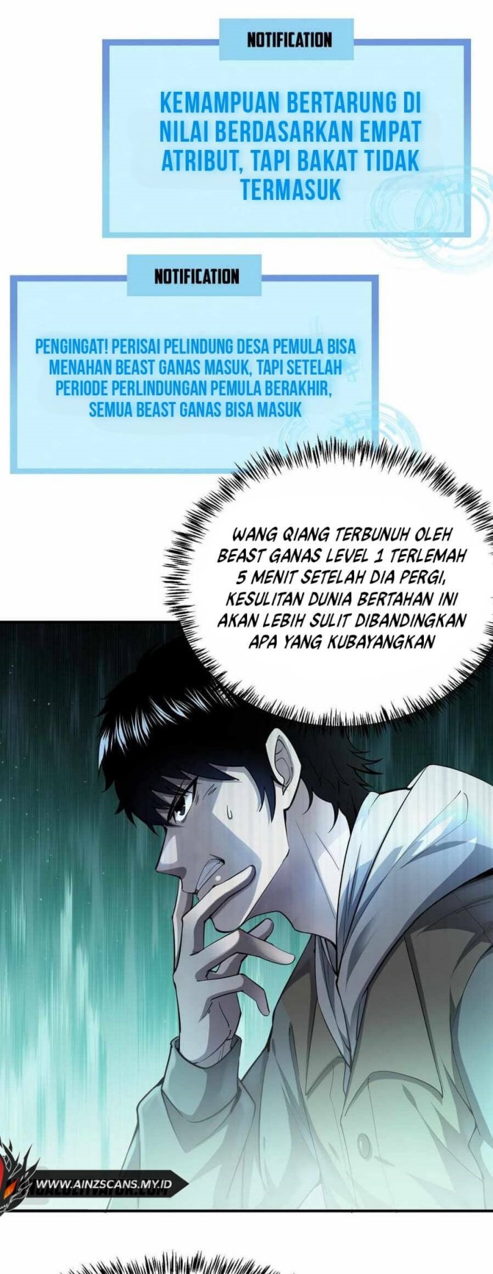 Global Mayhem: Awakening SSS-Class Talent at the Start! Chapter 02 Bahasa Indonesia