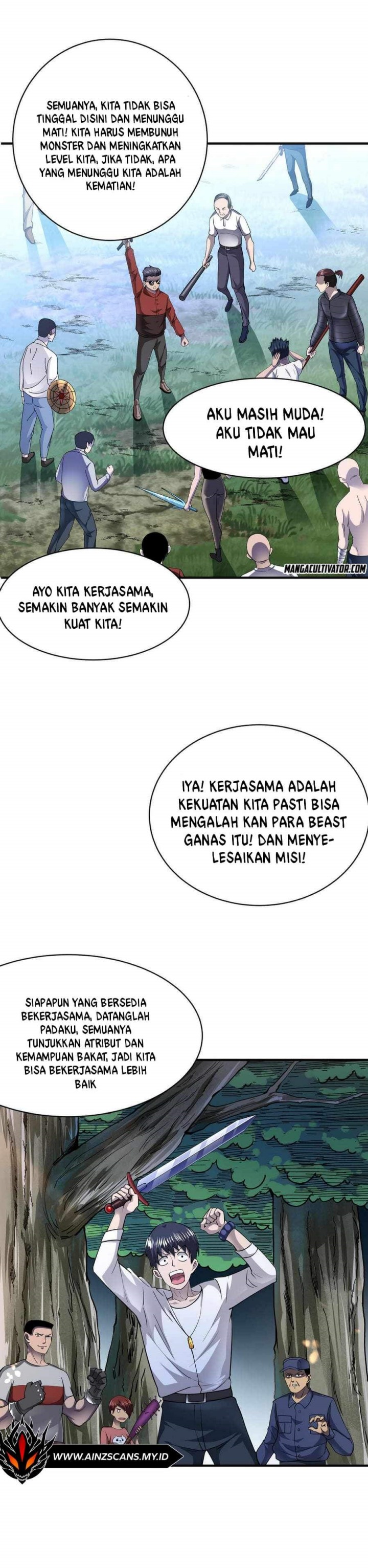 Global Mayhem: Awakening SSS-Class Talent at the Start! Chapter 02 Bahasa Indonesia