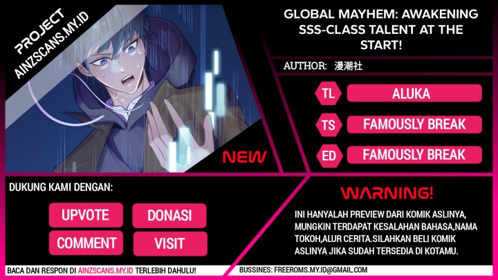Global Mayhem: Awakening SSS-Class Talent at the Start! chapter 3