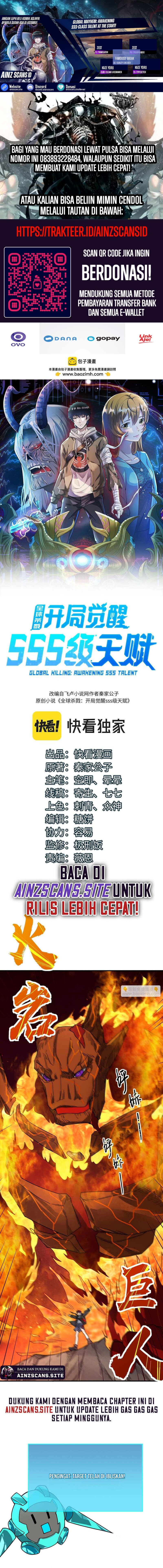 Global Mayhem: Awakening SSS-Class Talent at the Start! Chapter 35 Bahasa Indonesia